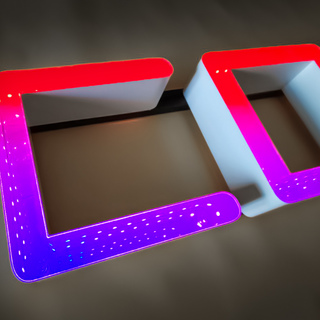 Изготовление эксклюзивных объемных световых букв с эффектом бесконечности для клиента COLIZEUM
