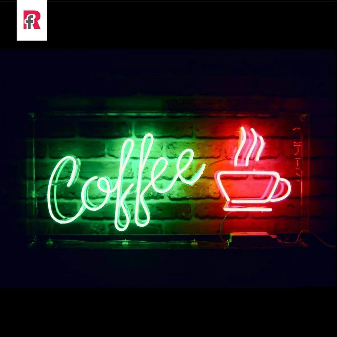 Неоновая вывеска Coffee